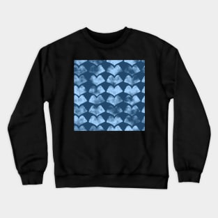 Decorator 2021 Blue Ginkgo Array on Medium Blue 5748 Crewneck Sweatshirt